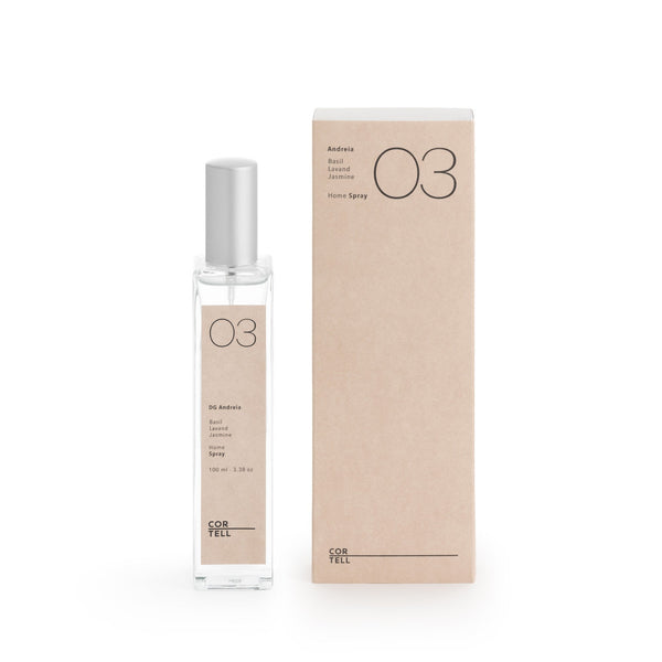 Ambientador Spray Cortell 03 Andreia con su caja