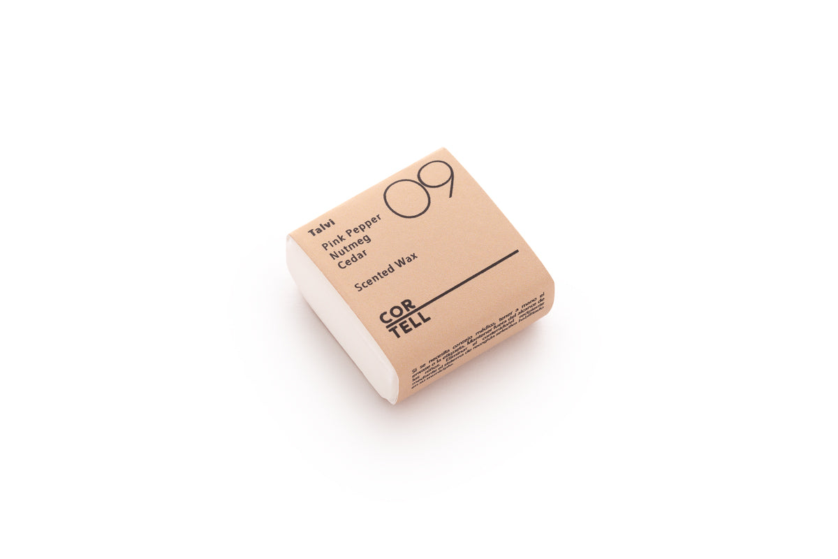 Estuche de cera perfumada Cortell 09 Talvi, pack de 12 pastillas