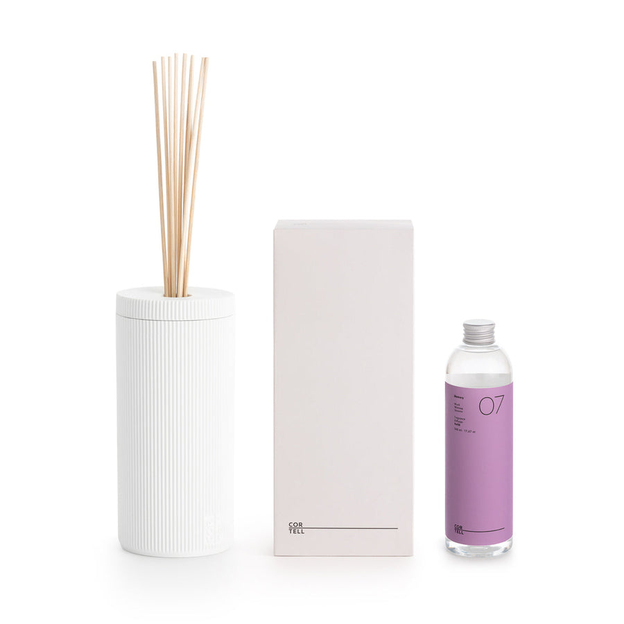 Difusor de varillas grande Cortell 07 Memory con recambio y estuche