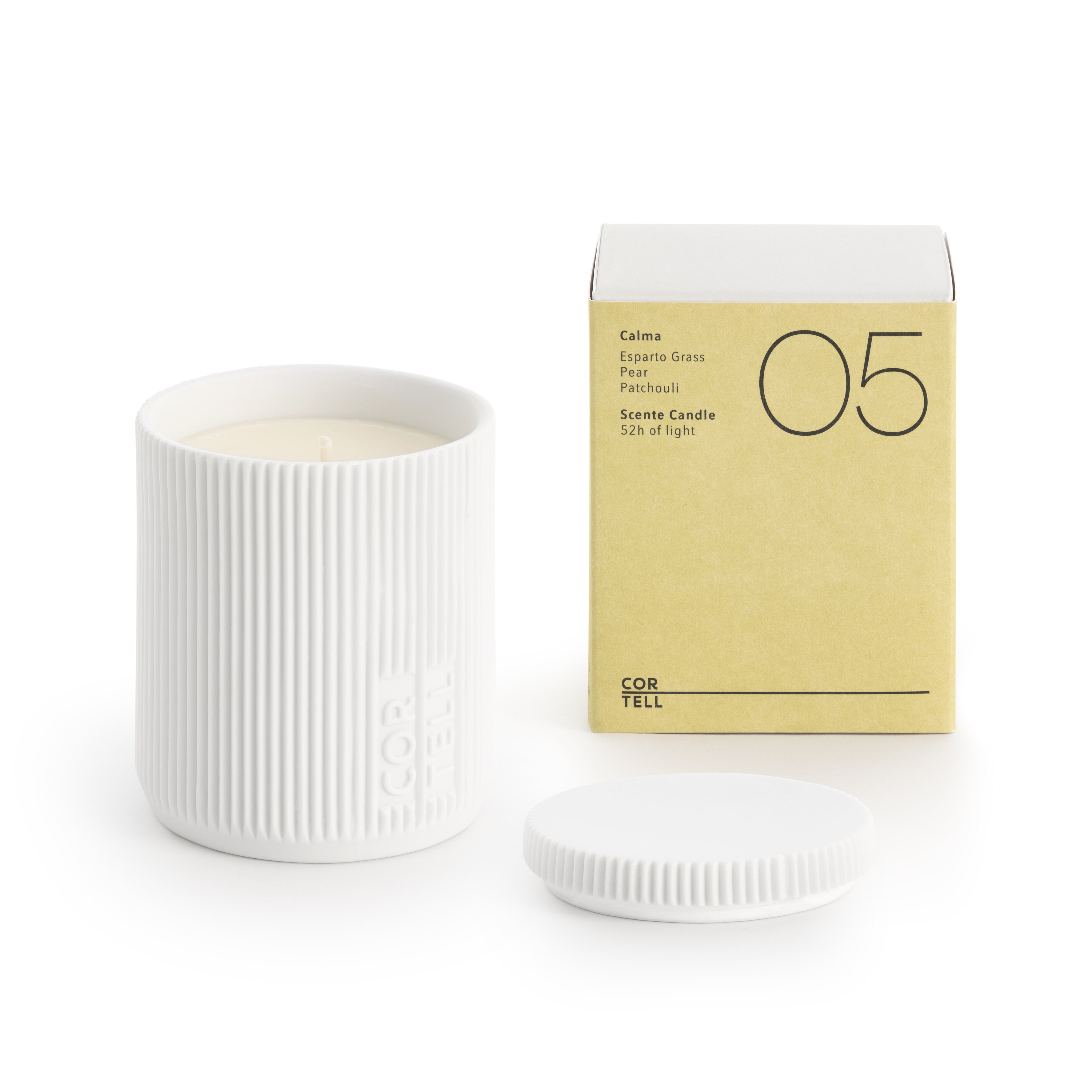 Vela Cortell 05 Calma, sobre fondo blanco
